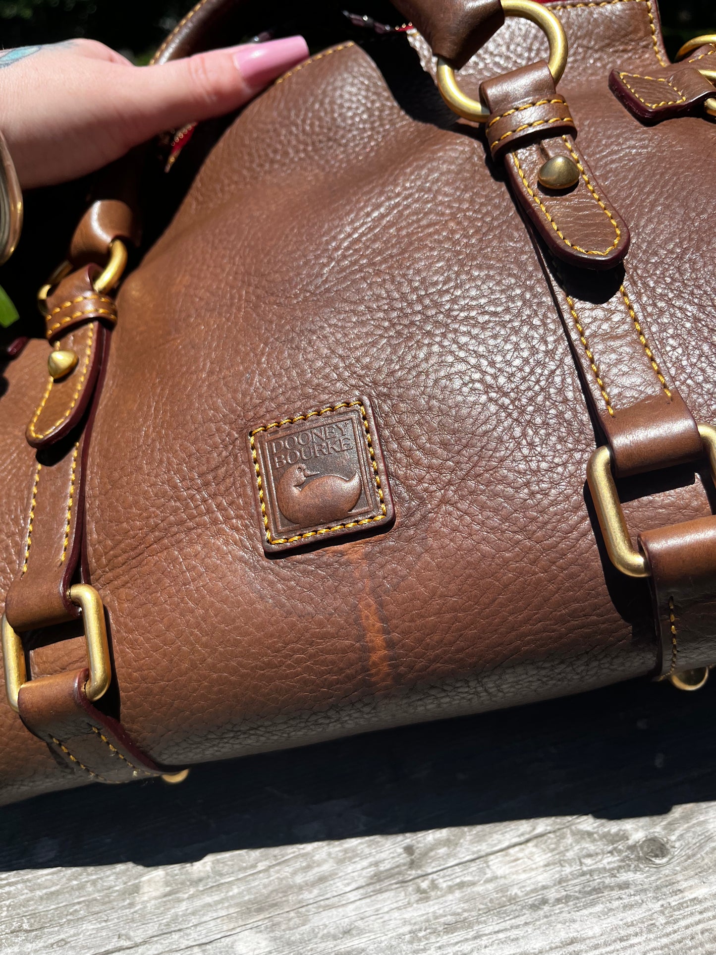 Dark Taupe Satchel
