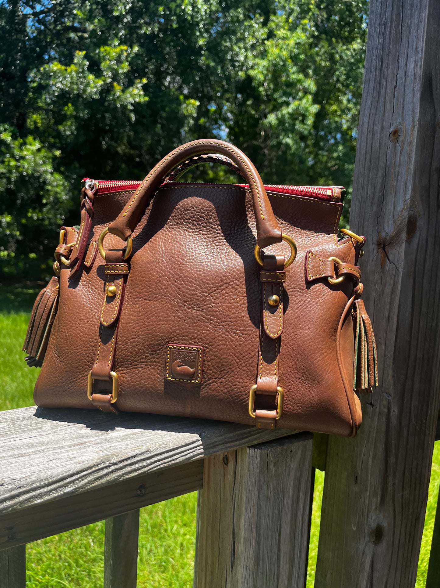 Dark Taupe Satchel